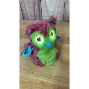 Hatchimals Fabula Forest Pink & Green Owl 5"